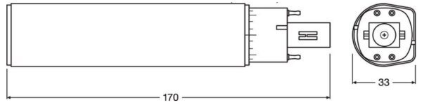 LED Žiarovka G24q-3/10W/230V 4000K - Osram