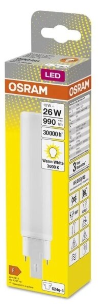 LED Žiarovka G24q-3/10W/230V 3000K - Osram