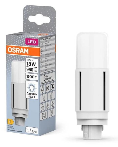 LED Žiarovka G24d/7,5W/230V 4000K - Osram