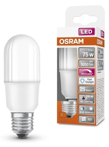 LED Stmievateľná žiarovka E27/11W/230V 6500K CRI 90 - Osram