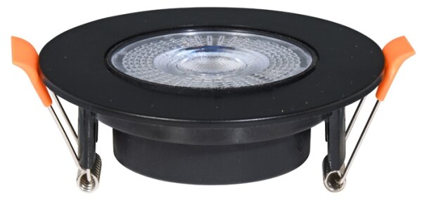 Ecolite LED-YL201/7W/CCT/CR - LED Podhľadové svietidlo ZITA LED/3/5/7W/230V čierna