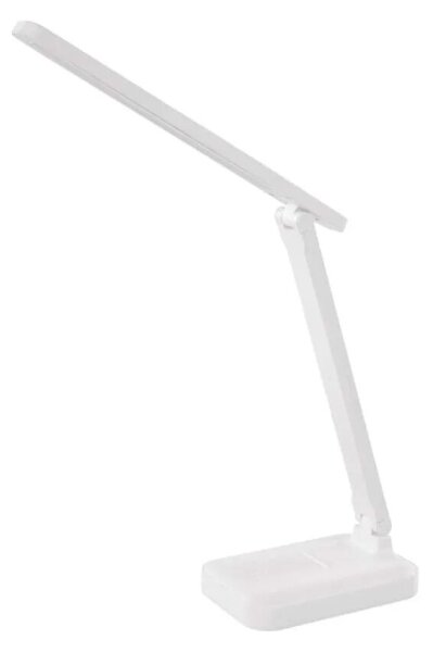 LED Stmievateľná nabíjacia stolná lampa LED/5W/3,7V 3000K/4000K/6500K 800mAh biela