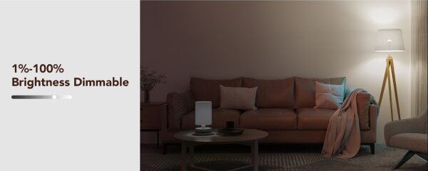 Govee - LED RGBWW Stmievateľná žiarovka Smart E27/9W/230V 2700-6500K Wi-Fi