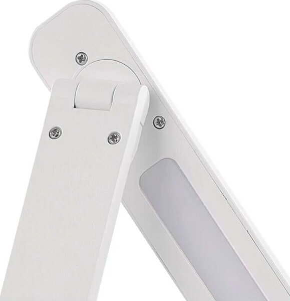 LED Stmievateľná nabíjacia stolná lampa LED/5W/3,7V 3000K/4000K/6500K 800mAh biela