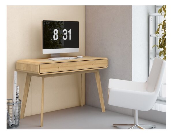 Pracovný stôl v dekore duba 50x120 cm Cassie - Støraa