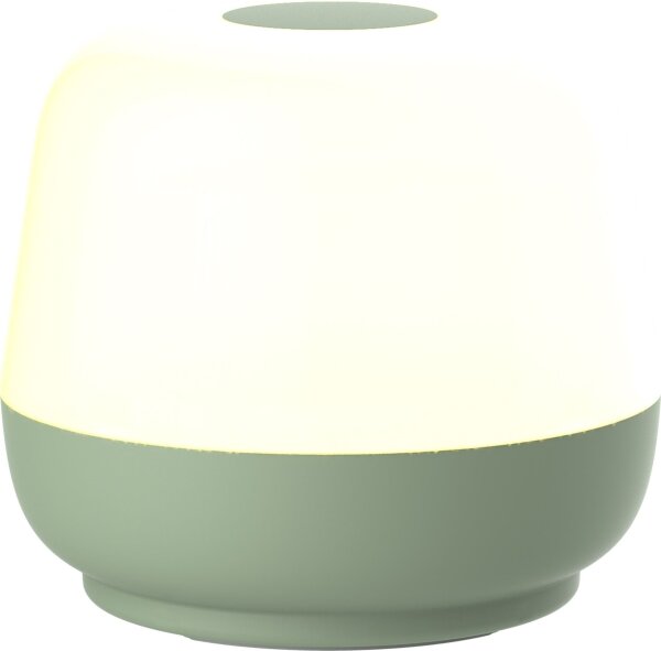 LED Stmievateľná stolná lampa SAMBA LED/1,2W/5V USB 1200 mAh IP44 zelená