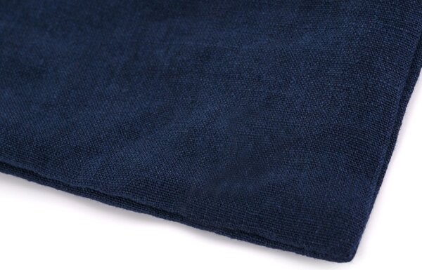 Tom Linen Ľanové obliečky Navy Washed Velikost: 140x200, 70x50