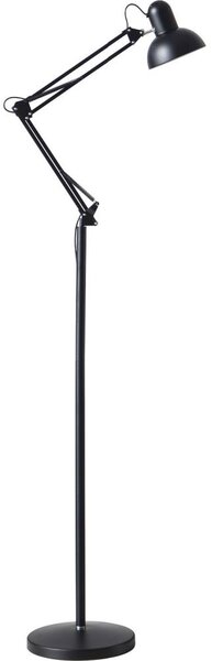 Flexibilná stojacia lampa AURIQ 1xE27/60W/230V 184 cm čierna