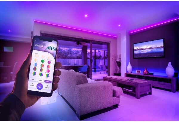 Retlux - LED RGBW Inteligentný stmievateľný pásik 5m LED/230V Wi-Fi Tuya + diaľkové ovládanie
