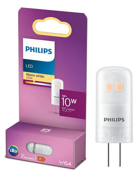 LED Žiarovka Philips G4/1W/12V 2700K