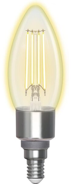 LED Stmievateľná žiarovka FILAMENT C35 E14/4,5W/230V 2700-6500K Wi-Fi - Aigostar