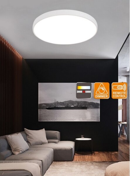 Top Light Metal 60B RC - LED Stmievateľné stropné svietidlo LED/60W/230V DO