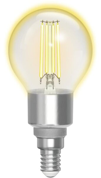 LED Stmievateľná žiarovka FILAMENT G45 E14/4,5W/230V 2700-6500K Wi-Fi - Aigostar