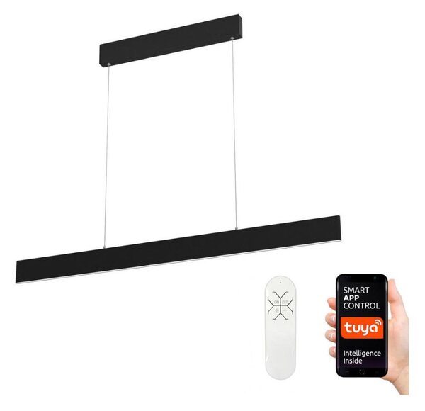 Immax NEO 07076L - LED Stmievateľný luster na lanku čierna LISTON LED/18W/230V + DO