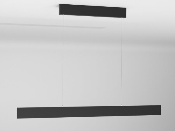 Immax NEO 07076L - LED Stmievateľný luster na lanku čierna LISTON LED/18W/230V + DO