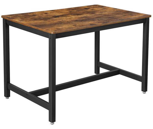 Kuchynský stôl, jedálenský stôl, rustikálny hnedý