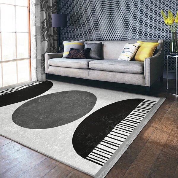 Bielo-čierny koberec 160x230 cm - Mila Home
