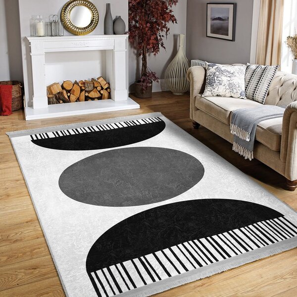 Bielo-čierny koberec 160x230 cm - Mila Home