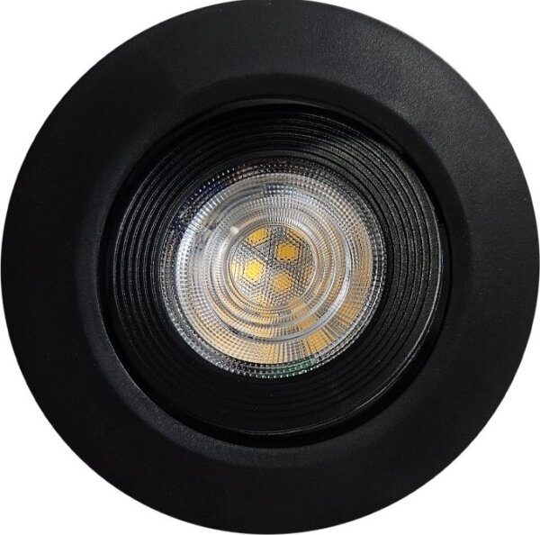 LED Podhľadové bodové svietidlo LED/5W/230V 4200K pr. 9,3 cm čierna
