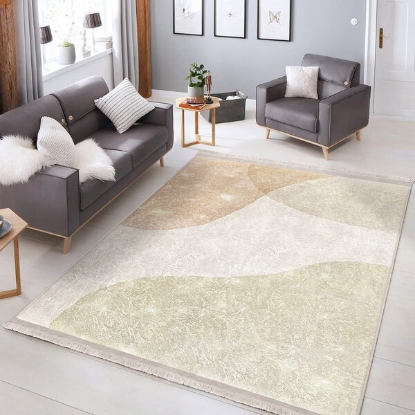 Béžový koberec behúň 80x200 cm - Mila Home