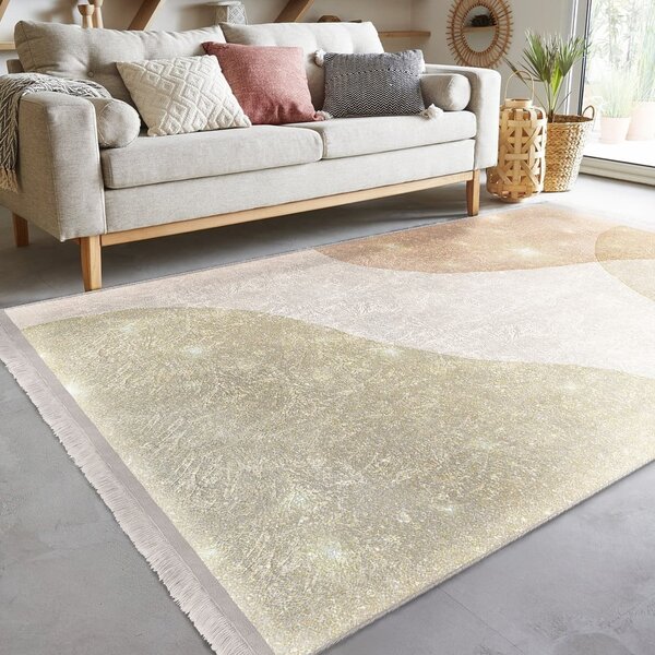 Béžový koberec behúň 80x200 cm - Mila Home