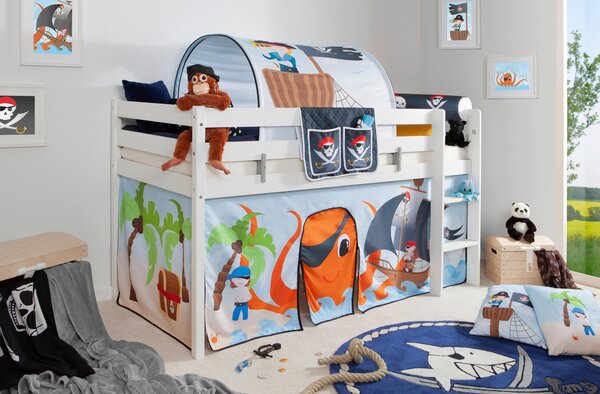 VYVÝŠENÁ POSTEĽ, 90/200 cm biela MID.YOU - Detské izby, Online Only