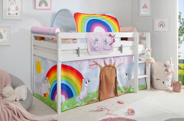 VYVÝŠENÁ POSTEĽ, 90/200 cm biela MID.YOU - Detské izby, Online Only