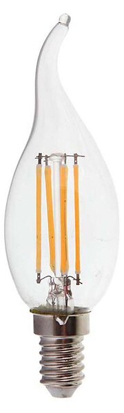 LED Žiarovka FILAMENT E14/4W/230V 6500K