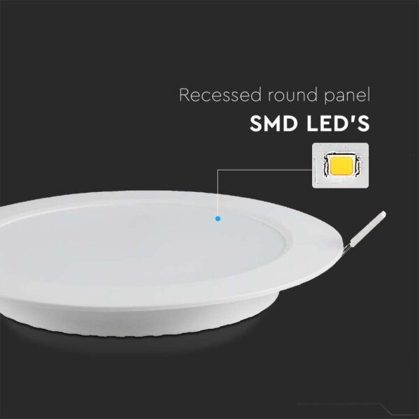 LED Podhľadové svietidlo LED/3W/230V pr. 9,5 cm 3000K biela