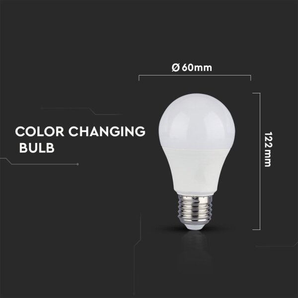 SADA 2x LED Žiarovka A60 E27/9W/230V 3000/4000/6400K