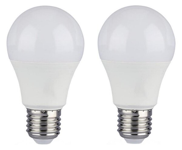 SADA 2x LED Stmievateľná žiarovka A60 E27/9W/230V 6400K