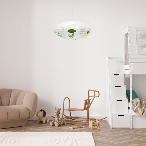 Rabalux 71068 - Detské tienidlo k lustru FROGGO max. 40W pr. 50 cm