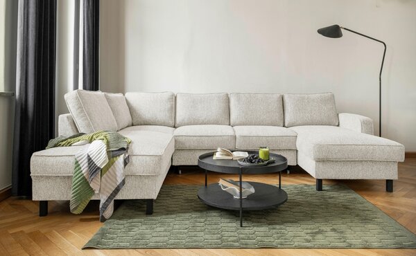 SEDACIA SÚPRAVA, textil, béžová MID.YOU - Sedačky, Online Only