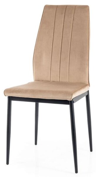 Jedálenská stolička OTUM béžová/čierna