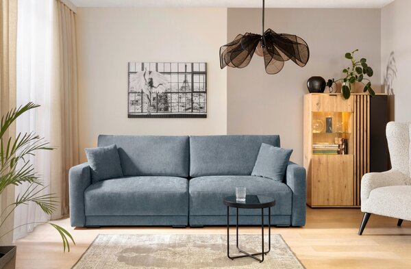 DVOJMIESTNA POHOVKA, textil, modrá Carryhome - Sedačky