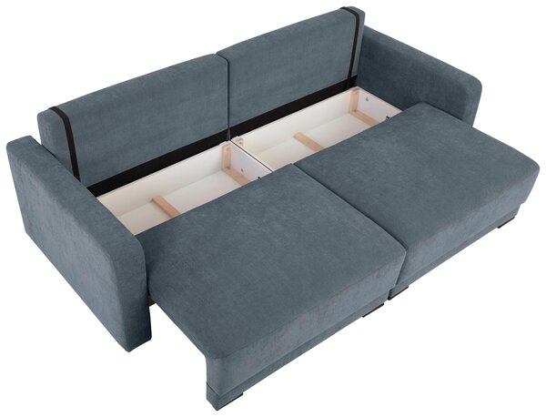 DVOJMIESTNA POHOVKA, textil, modrá Carryhome - Sedačky