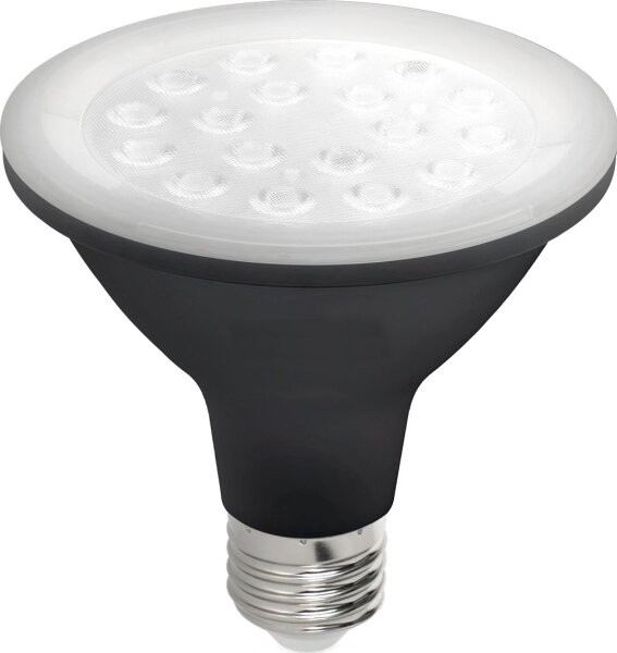 LED Žiarovka na rast rastlín VITABLOOM E27/9W/230V 1200K čierna - Brilagi