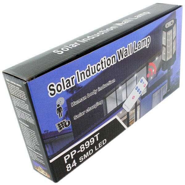 ZD96 LED solárna lampa 300W snímač súmraku a pohybu