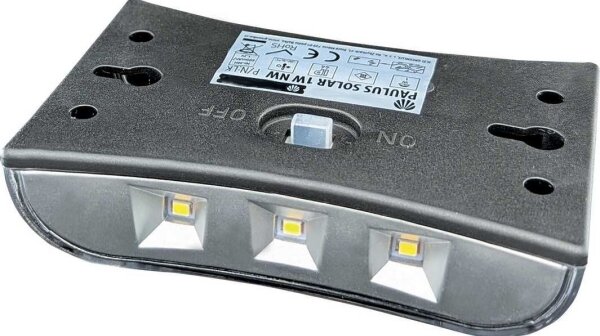 LED Solárne nástenné svietidlo LED/1W/1,2V 600 mAh IP44