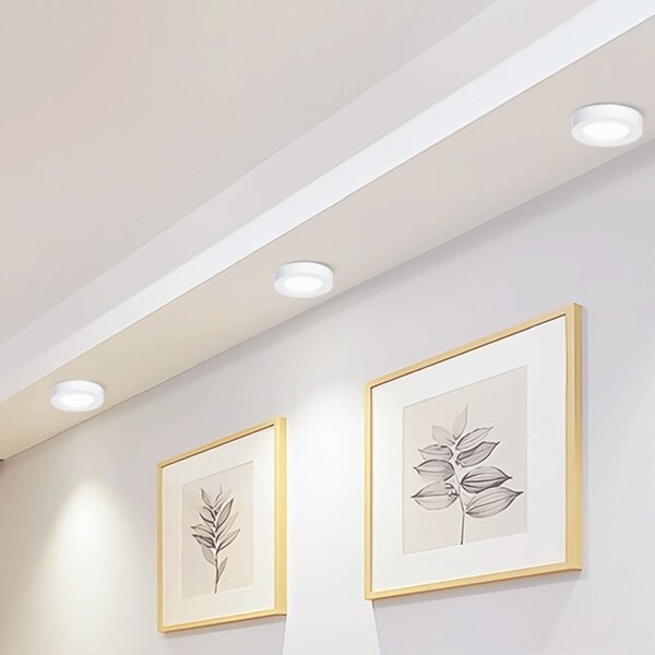 Aigostar - LED Stropné prisadené svietidlo LED/12W/230V pr. 17,4 cm 6500K biela