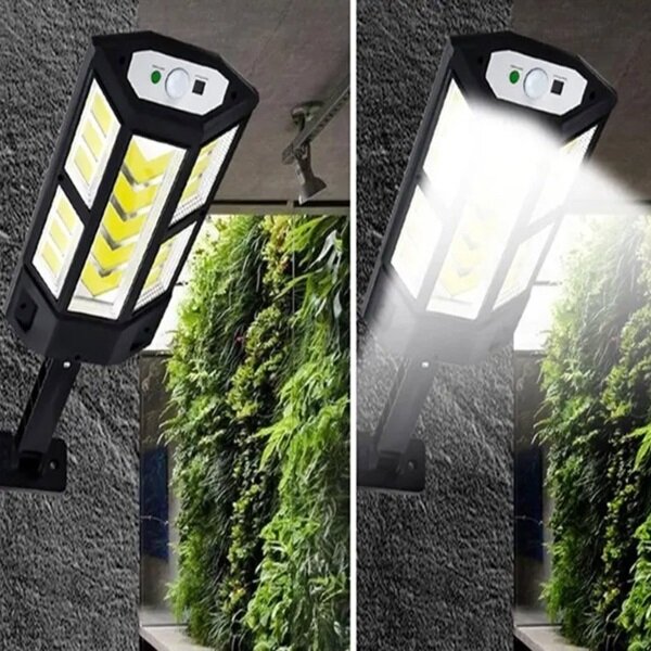 ZD96 LED solárna lampa 300W snímač súmraku a pohybu