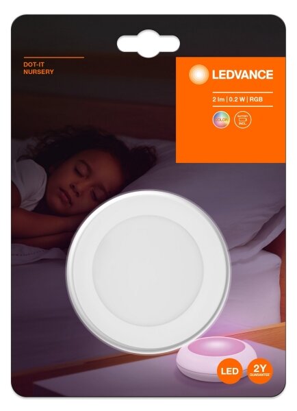 Ledvance - LED RGB Dotykové orientačné svietidlo DOT-IT LED/0,2W/3xAAA