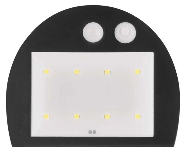 LED Solárne nástenné svietidlo so senzorom LUMI LED/3,7W 1200mAh IP54 biela