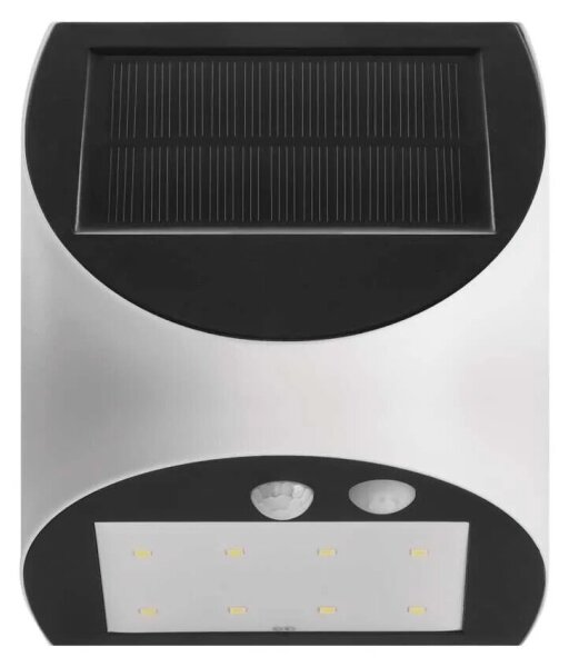 LED Solárne nástenné svietidlo so senzorom LUMI LED/3,7W 1200mAh IP54 biela