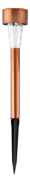 LED Solárna lampa LED/2V 40 mAh IP44 medená