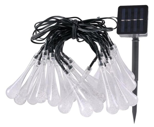 LED Solárna reťaz ICE 30xLED/1,2V 300 mAh IP44