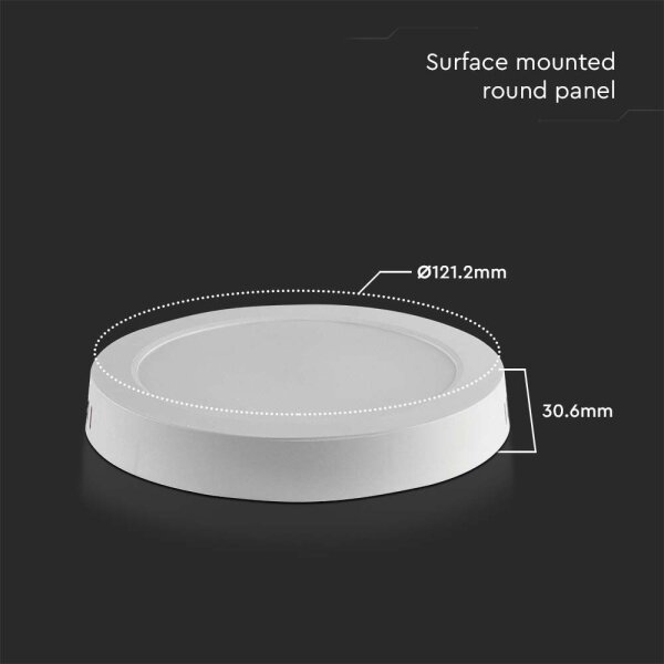 LED Stropné svietidlo LED/6W/230V 3000K pr. 12 cm biela