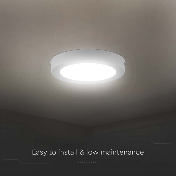LED Stropné svietidlo LED/6W/230V 3000K pr. 12 cm biela