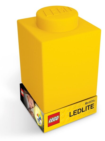 Žlté silikónové nočné svetielko LEGO® Classic Brick