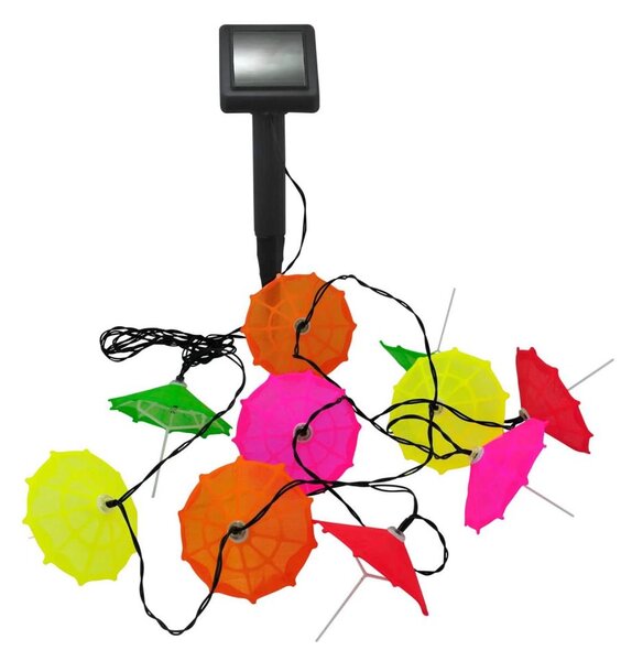 LED Solárna reťaz 10xLED/1,2V 300 mAh 3,8 m IP44 dáždniky